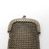19th Century Sterling Silver Small Chatelaine Coin Purse Antique c1880s