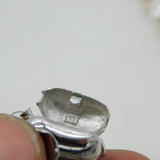 Sterling Silver Elephant Clasp Simulated Pearl Necklace Vintage c1990