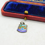 Sterling Silver Keswick Traveller Shield Charm Pendant Vintage c1970