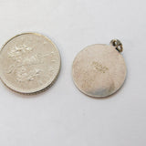 Sterling Silver St Christopher Travel Charm Pendant Vintage c1970s
