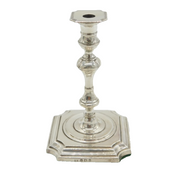 Edwardian Sterling Silver Desk Candlestick Antique 1906 Birmingham