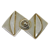 Sterling Silver Scandinavian Style Art Deco Studio Brooch Pin Antique c1940