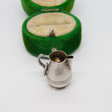 Sterling Silver Water Jug Charm Pendant Vintage c1970
