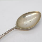 Sterling Silver Enamel Rifle Target Teaspoon Antique c1920 Art Deco