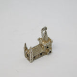 Sterling Silver Church Charm Pendant Vintage c1970