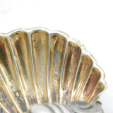 Victorian Sterling Silver Seashell Form Salt Cellar Antique 1895 Chester