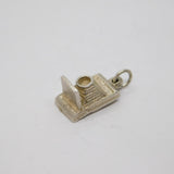 Sterling Silver Camera Charm Pendant Vintage c1970