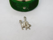 Sterling Silver Taurus the Bull Charm Pendant Vintage c1970