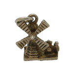 Sterling Silver Windmill Charm Pendant Vintage c1970s