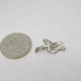 Sterling Silver Ostrich Charm Pendant Vintage c1970