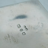 Victorian Sterling Silver Diamond Shaped Jewellery Box Antique 1898 Birmingham