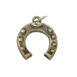 Sterling Silver Lucky Horseshoe Charm Pendant Vintage c1970
