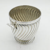 Sterling Silver Fluted Pattern Ice Bucket Vintage 1996 Birmingham