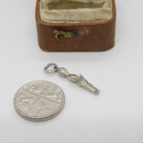 Sterling Silver Soldier or Guard Charm Pendant Vintage c1970