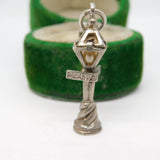 Sterling Silver Piccadilly Lamppost CHIM Charm Pendant Vintage c1970