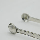Irish George III Sterling Silver Sugar Tongs Antique Dublin John Power