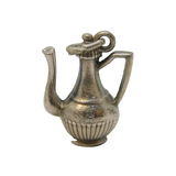 Sterling Silver Wine Jug Charm Pendant Vintage c1970s