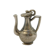 Sterling Silver Wine Jug Charm Pendant Vintage c1970s