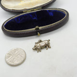 Sterling Silver Little Piggy Charm Pendant Vintage c1970