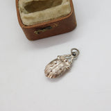 Sterling Silver Scottish Kilt Bag Charm Pendant Vintage c1970