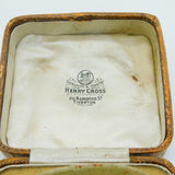 Edwardian Tooled Leather Jewellery Bracelet or Watch Box Antique c1910