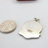 Sterling Silver Enamel Shearwaters Sailing Club Fob Pendant Vintage c1970