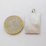 Sterling Silver & Brass Holy Grail Pendant Vintage c1970s