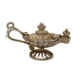 Sterling Silver Aladdins Lamp With Genie Inside Charm Pendant Vintage c1970s