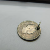 Sterling Silver Authentic Fourpence Coin William IIII Charm Pendant 1836