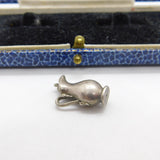 Sterling Silver Antique Wine Jug Charm Pendant Vintage c1970