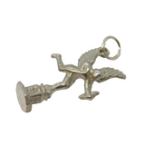 Sterling Silver Eros the Archer Charm Pendant Vintage c1970