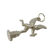 Sterling Silver Eros the Archer Charm Pendant Vintage c1970