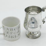 Victorian Silver Plated 'Gilsland Hotel' Crested Tankard Antique c1880