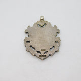 Edwardian Sterling Silver Fob Medal Antique 1907 Birmingham