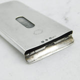 Victorian Sterling Silver Mechanical Calling Card Case Antique 1899 Birmingham