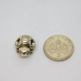 Sterling Silver Turtle Charmbead For Bracelet Vintage c2000