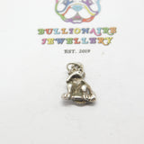 Sterling Silver 'Speak No Evil' Monkey Charm Pendant Vintage c1970