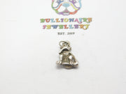 Sterling Silver 'Speak No Evil' Monkey Charm Pendant Vintage c1970
