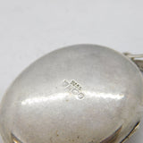 Sterling Silver & Shibayama Insect Locket Pendant Vintage Birmingham