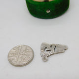 Sterling Silver 'GIB' Charm Pendant Vintage c1970