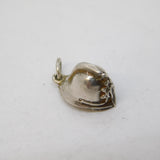 Sterling Silver Police Helmet Charm Pendant Vintage c1970