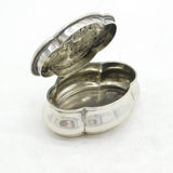 Victorian Sterling Silver Reynold's Angels Pill Box Antique 1897 Birmingham