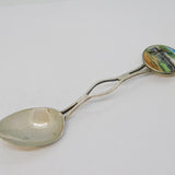 Sterling Silver & Enamel 'Grand Hotel Suva' Fiji Souvenir Spoon Antique 1922