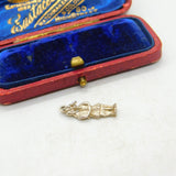 Sterling Silver Gemini Twins Zodiac Charm Pendant Vintage c1970