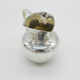 Victorian Sterling Silver Small Baluster Cream Jug Antique 1896 Birmingham