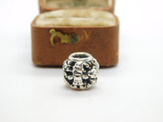 Sterling Silver Pandora Christmas Elves Charm Pendant Vintage c1970