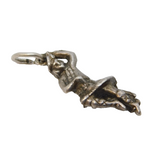 Sterling Silver Highland Dancer Charm Pendant Vintage c1970