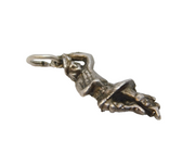 Sterling Silver Highland Dancer Charm Pendant Vintage c1970