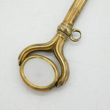 Victorian 10ct Yellow Gold Cased Stone Set Spinning Watch Key Fob Antique c1860s
