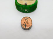 Georgian Regency Copper Roman Style Seal Intaglio Plaque Antique c1830